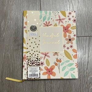 Mindful journal with floral design